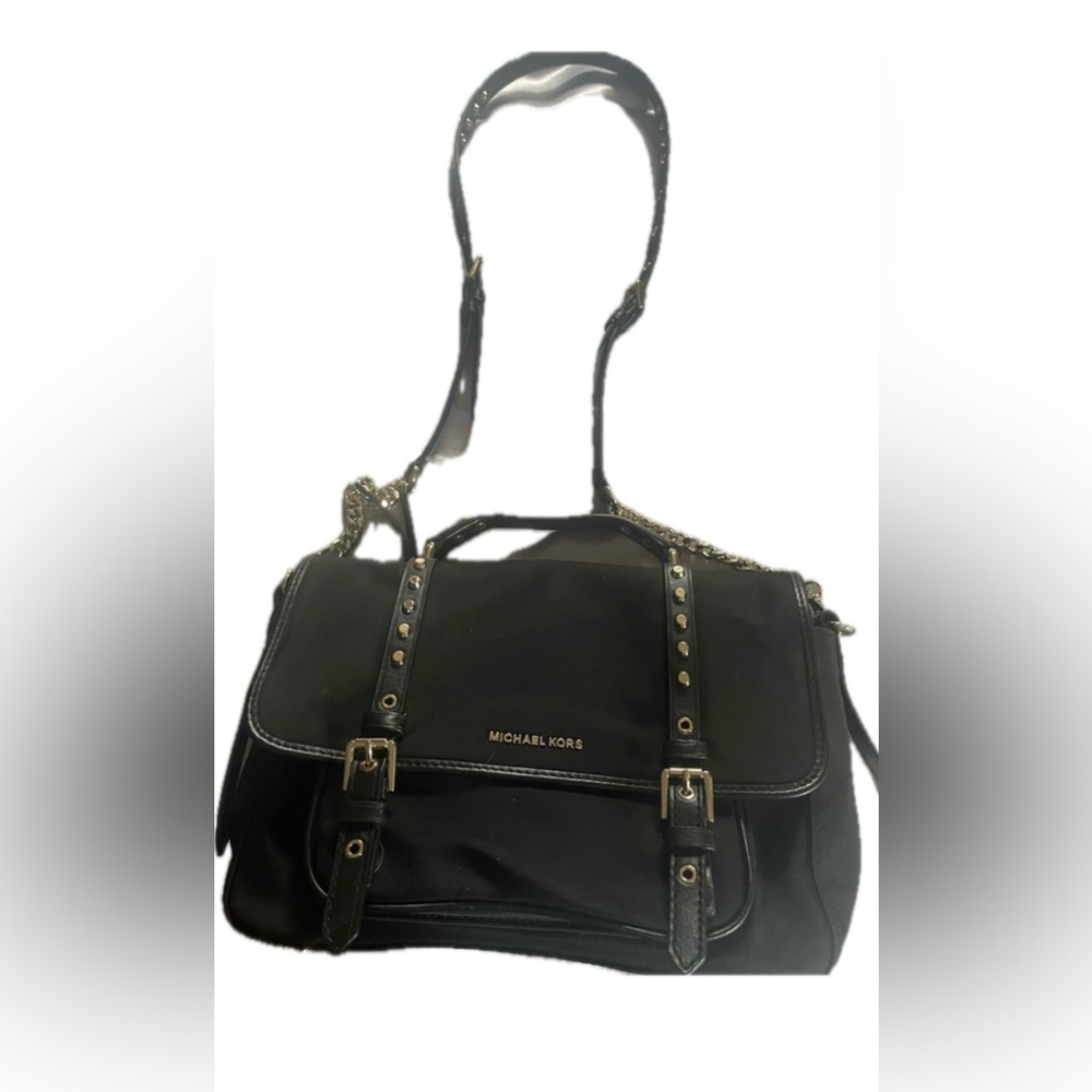 Michael Kors gold studded bag. New